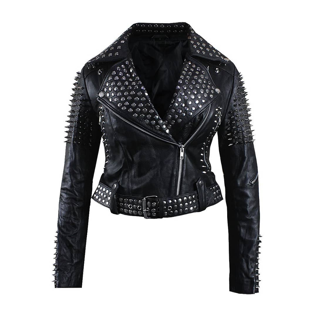 Britney Spears Studded Leather Jacket