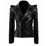 Kate Moss Black Biker Leather Jacket