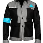 Detroit Become Human Android RK800 Conner Leather Costume Jacket