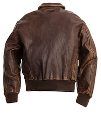 A2 Distressed Brown Cowhide Leather Jacket