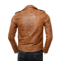 Brando Brown Leather Jacket