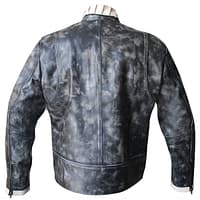 Grey Designers Bomber Leather Jacket