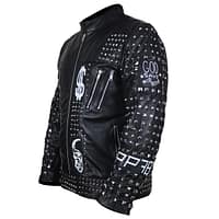 Philipp Plien Studded Faux Leather Jacket