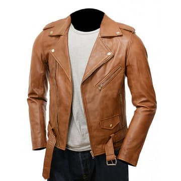 Brando Brown Leather Jacket
